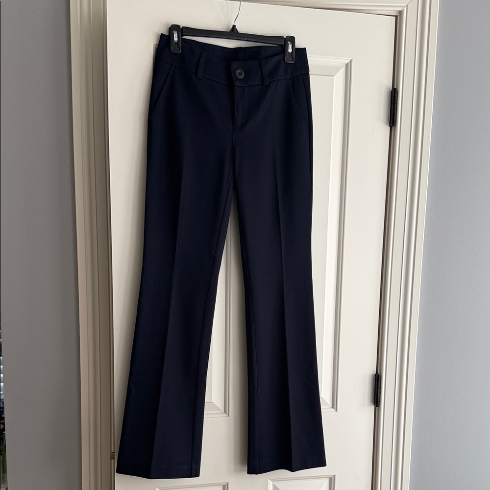Cabi Navy Wide-Leg Dress Pants